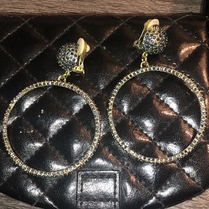 Clip on Emerald Lux Hoops